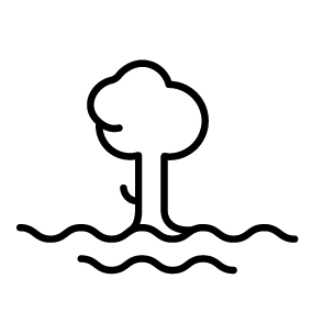 Overstromingsgevoelig perceel (P-score D)